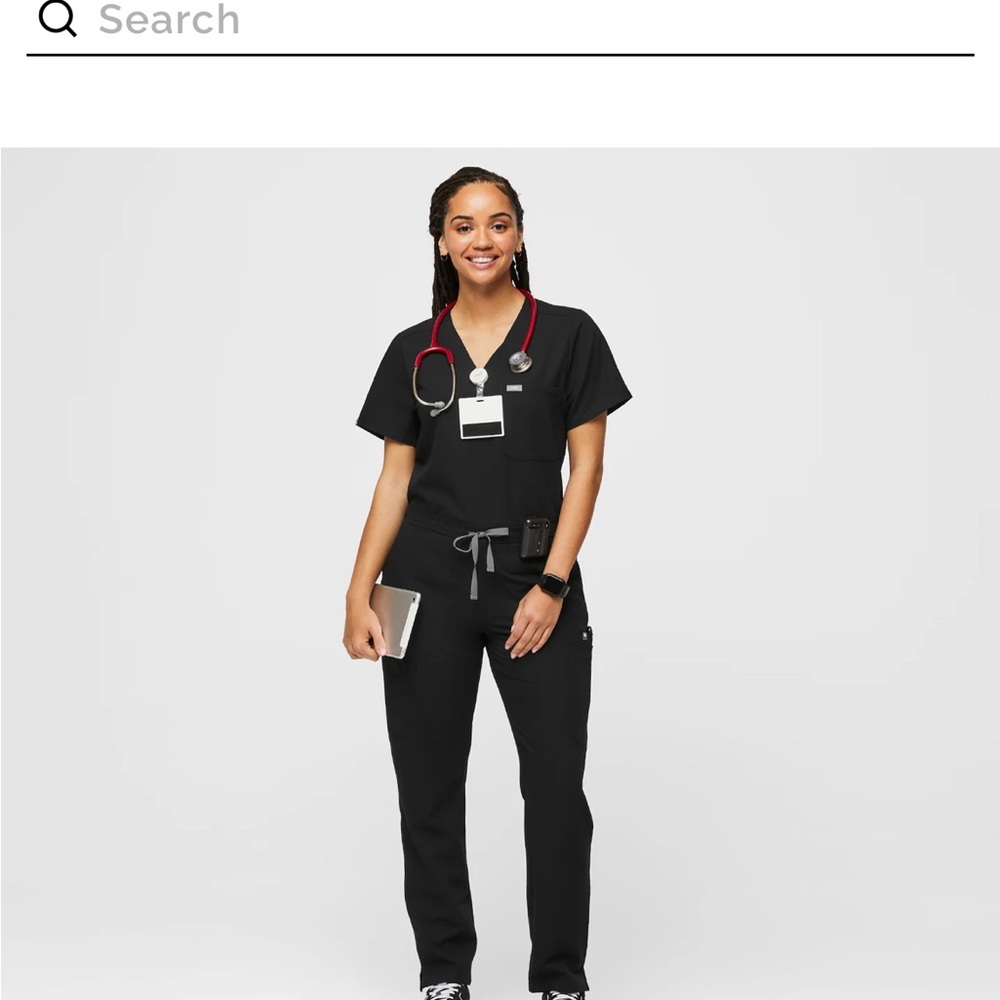 Figs black scrubs nwt